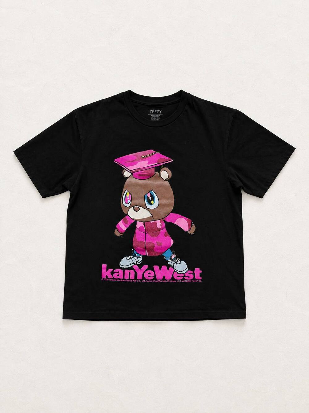 Kanye West Yeezy x Takashi Murakami Bear Tee Black XL